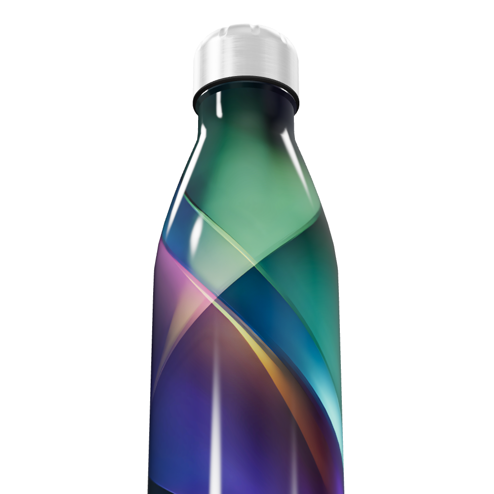 Garrafa Inox - Colorida com Design Moderno