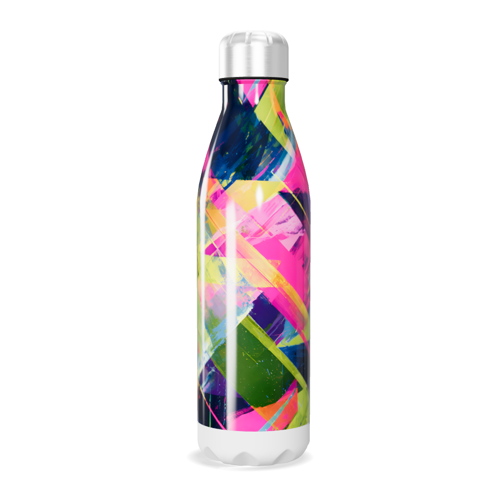 Garrafa Inox - Colorida Abstrata 500ml