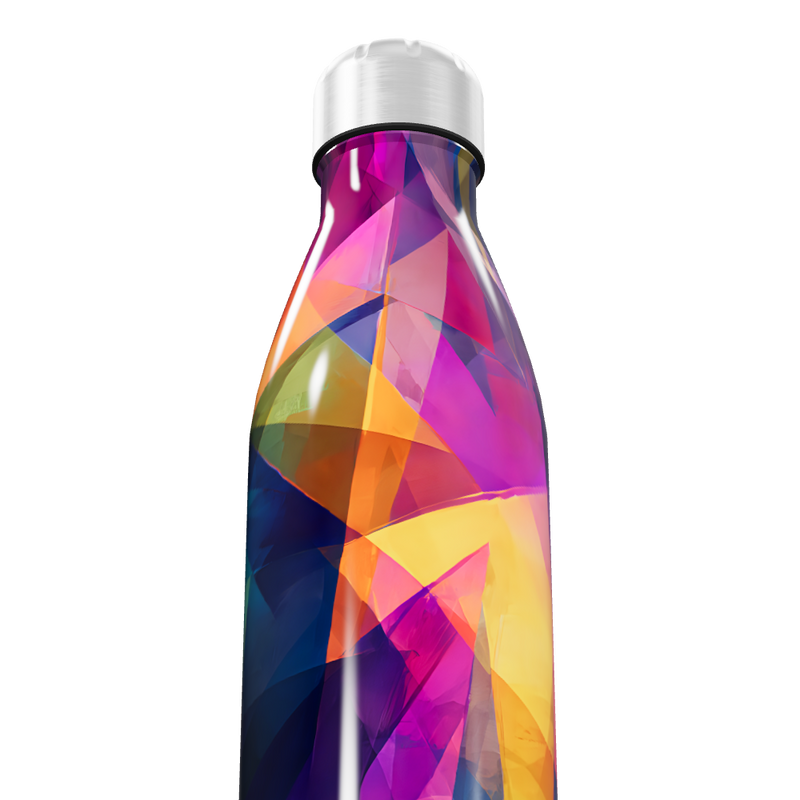 Garrafa Inox - Estampa Multicolorida