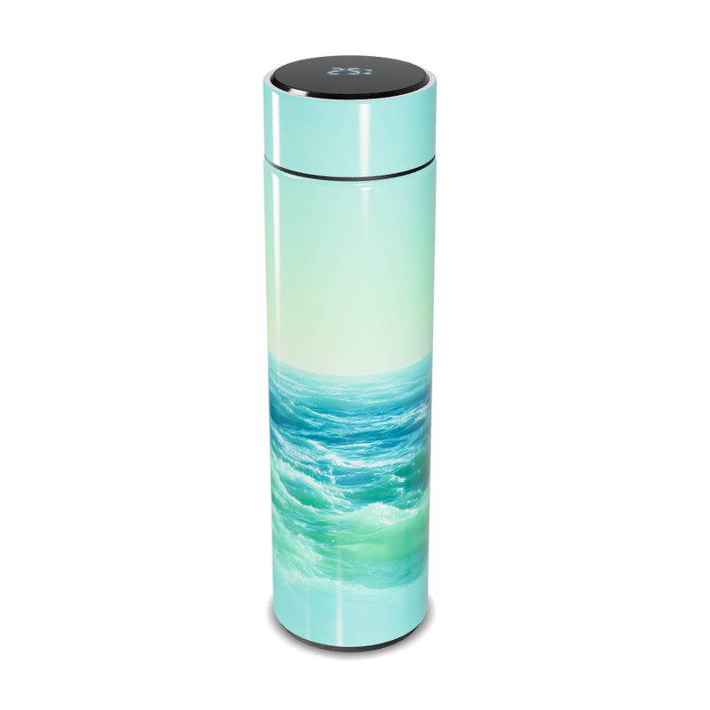 Garrafa Térmica Touch - Estampa Oceano