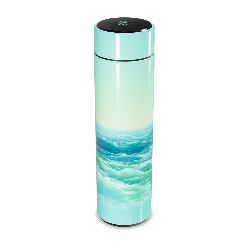 Garrafa Térmica Touch - Estampa Oceano