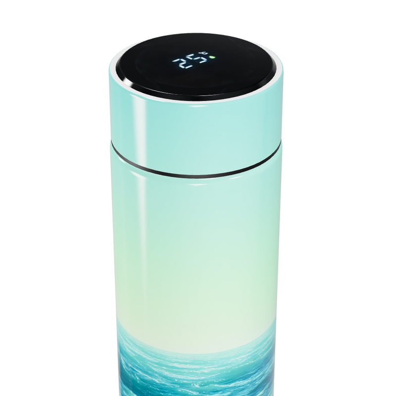 Garrafa Térmica Touch - Estampa Oceano