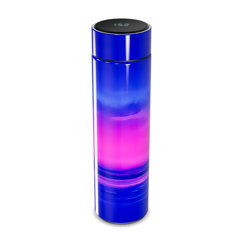 Garrafa Térmica Touch - Degradê Azul e Rosa