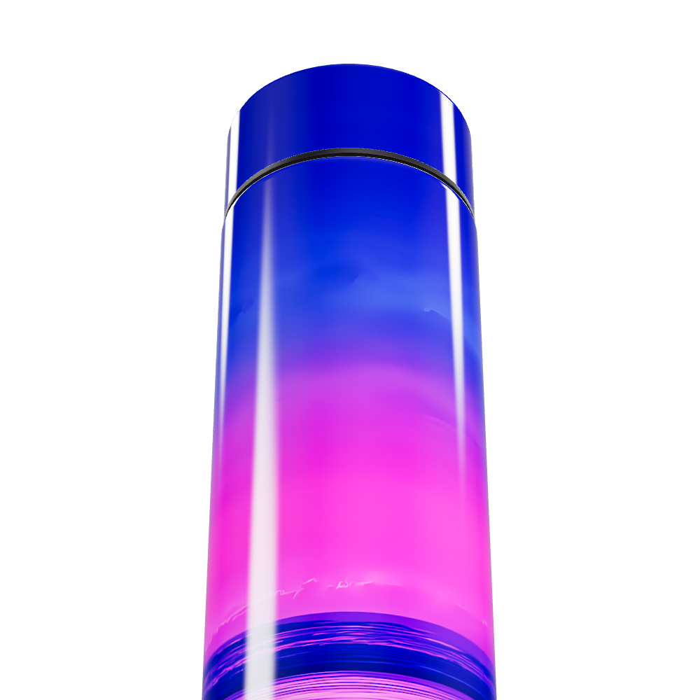 Garrafa Térmica Touch - Degradê Azul e Rosa