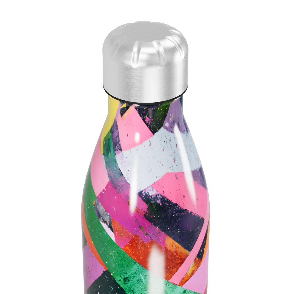 Garrafa Inox - Estampada Colorida