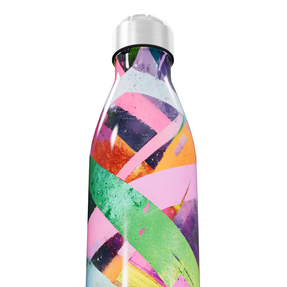 Garrafa Inox - Estampada Colorida