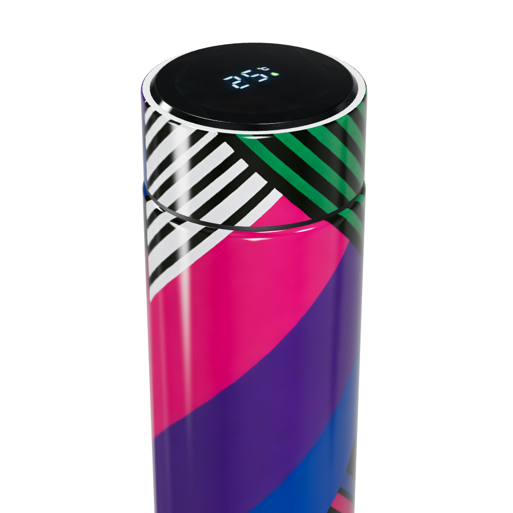 Garrafa Térmica Touch - Multicolorida Listras