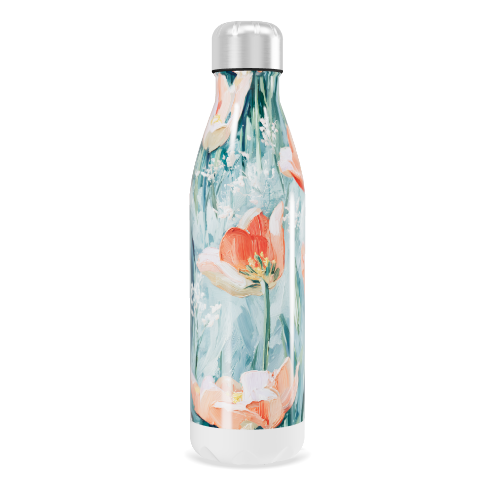 Garrafa Inox - Estampa Floral Colorida