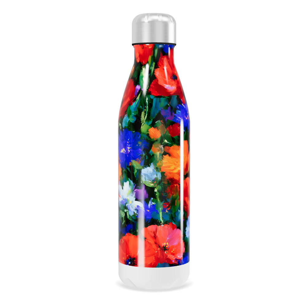 Garrafa Inox - Estampa Floral Colorida