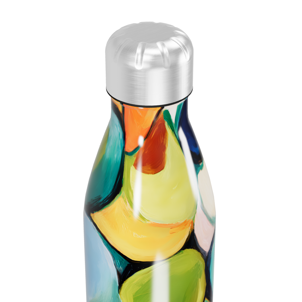 Garrafa Inox - Estampa Colorida Moderna