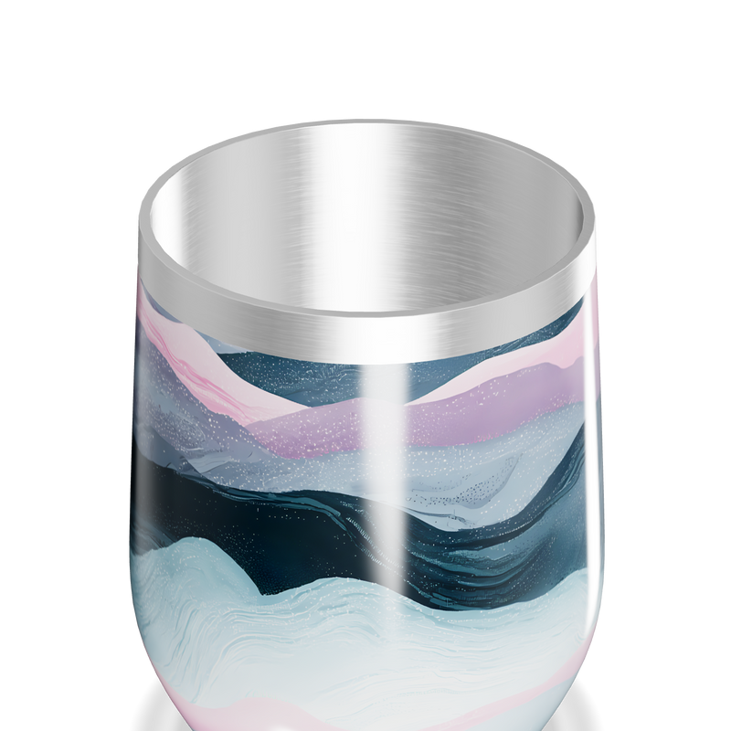 Copo Térmico Slim - Estampa Marmorizada Colorida