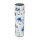 Garrafa Térmica Touch - Floral Azul Branca