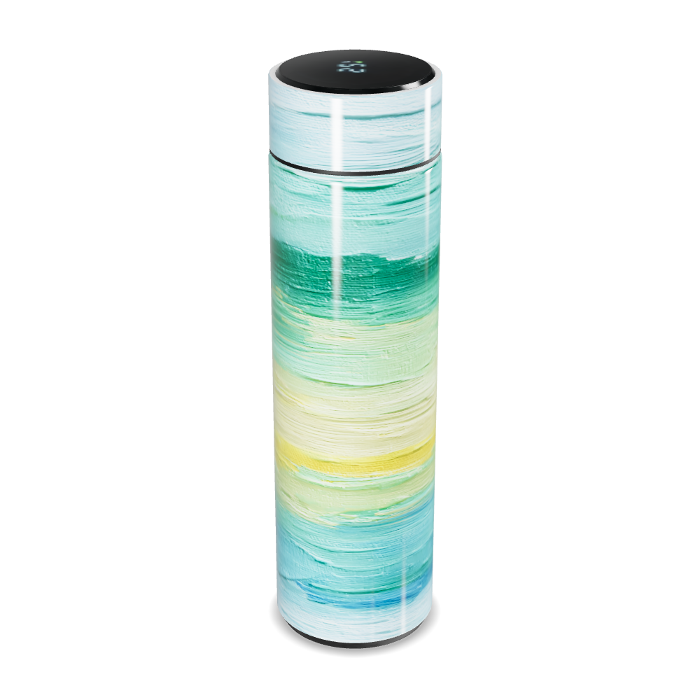 Garrafa Térmica Touch - Listras Coloridas