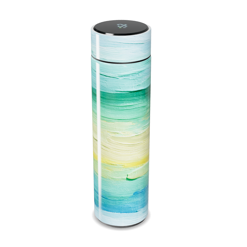 Garrafa Térmica Touch - Listras Coloridas