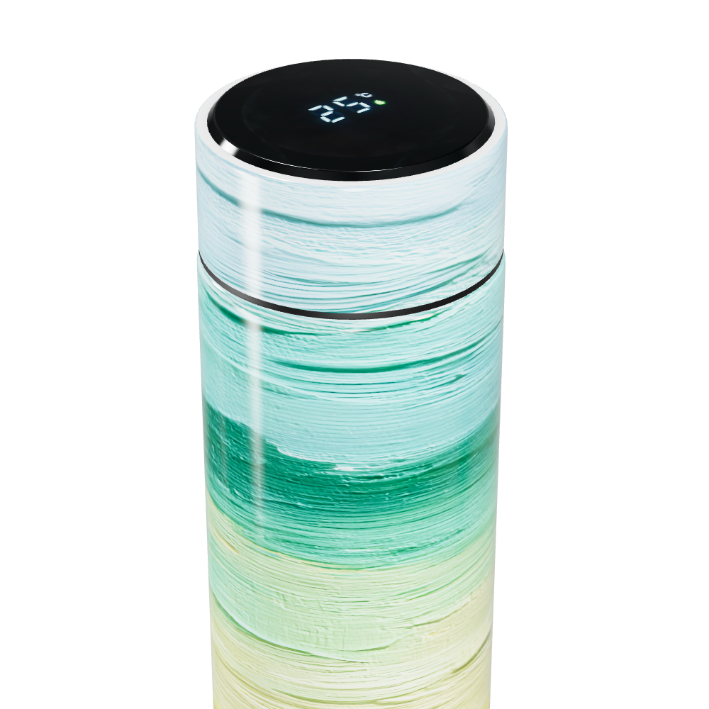 Garrafa Térmica Touch - Listras Coloridas