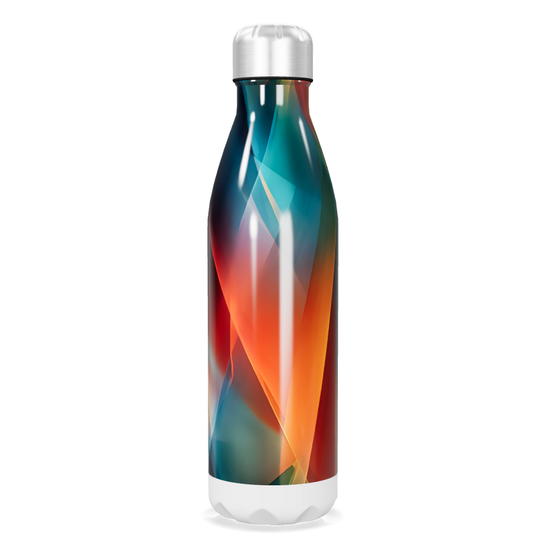 Garrafa Inox - Colorida com Estampa Moderna
