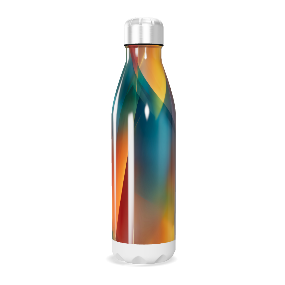 Garrafa Inox - Colorida com Estampa Moderna