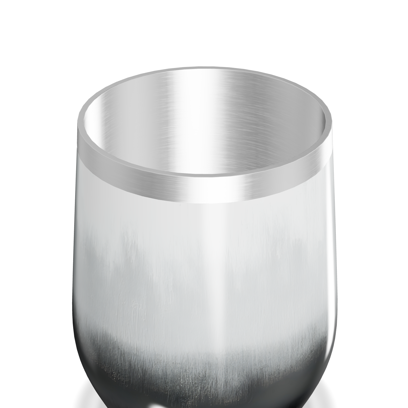 Copo Térmico Slim - Preto e Branco Inox