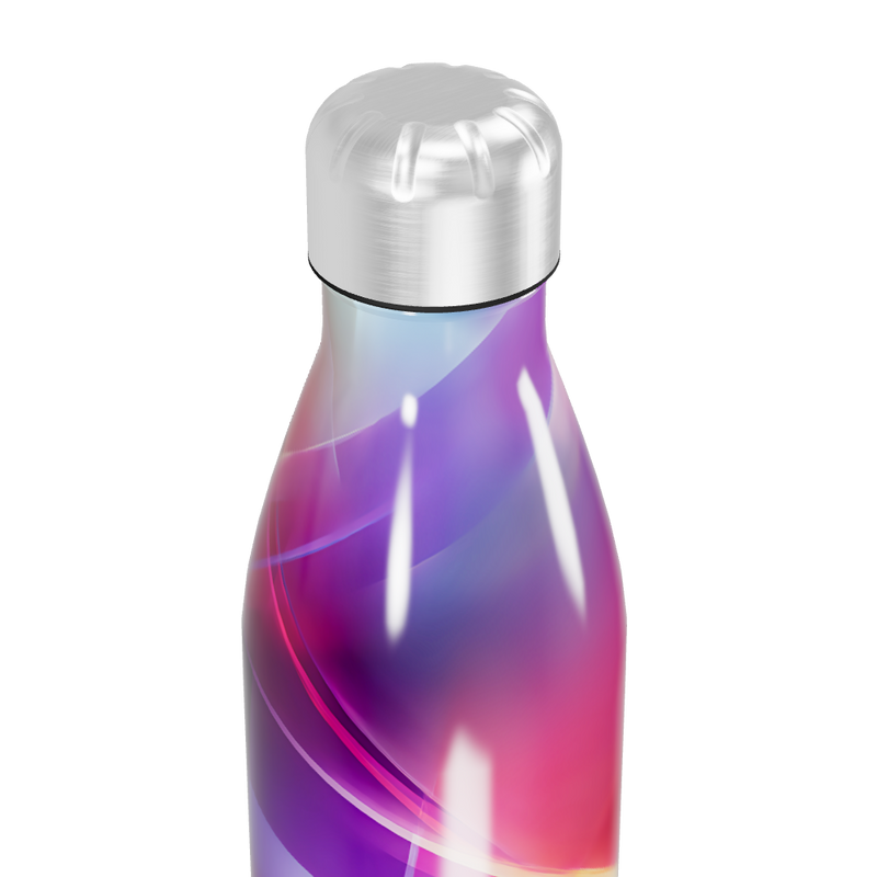 Garrafa Inox - Estampa Colorida Luminoso