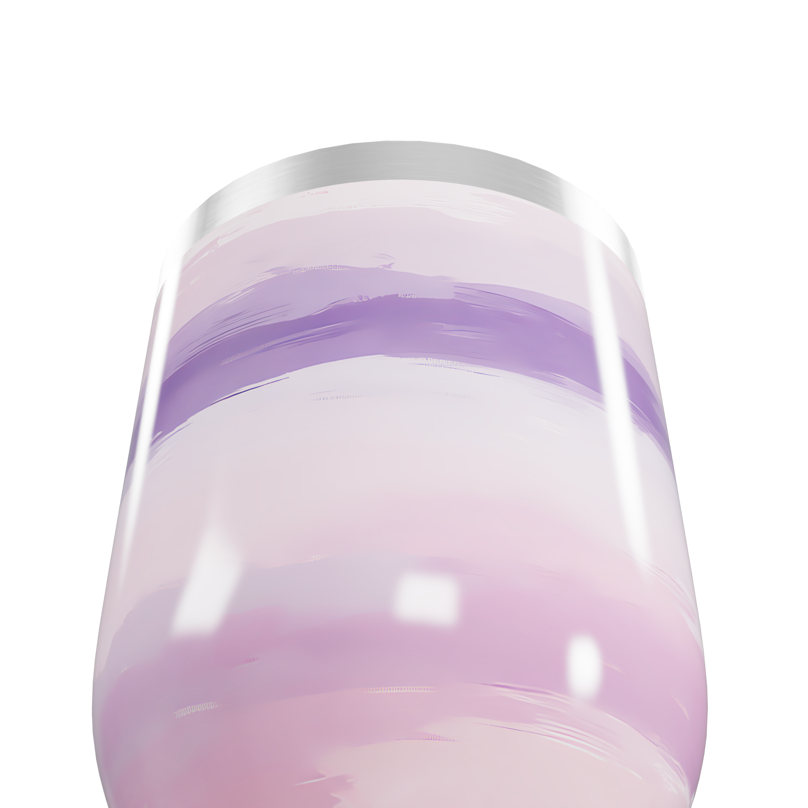 Copo Térmico Slim - Listras Roxas e Rosas