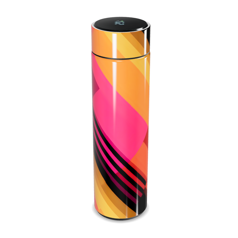 Garrafa Térmica Touch - Estampa Colorida Aço Inox