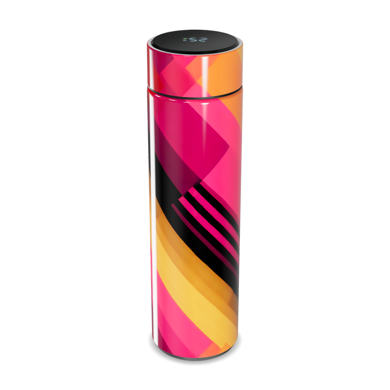 Garrafa Térmica Touch - Estampa Colorida Aço Inox