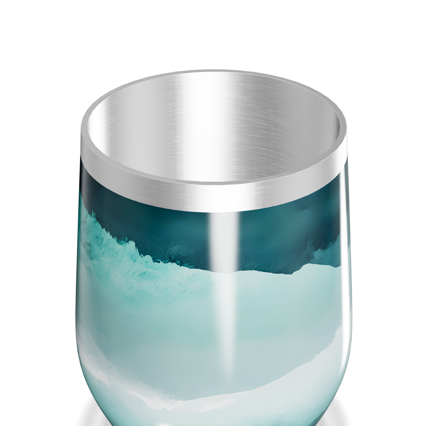 Copo Térmico Slim - Azul Degradê Inox