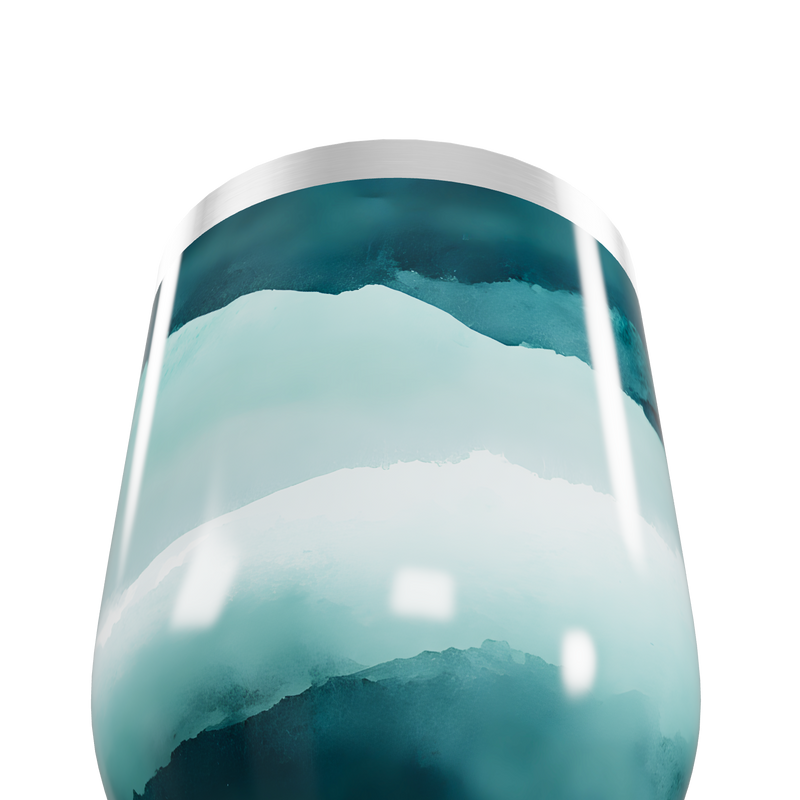 Copo Térmico Slim - Azul Degradê Inox