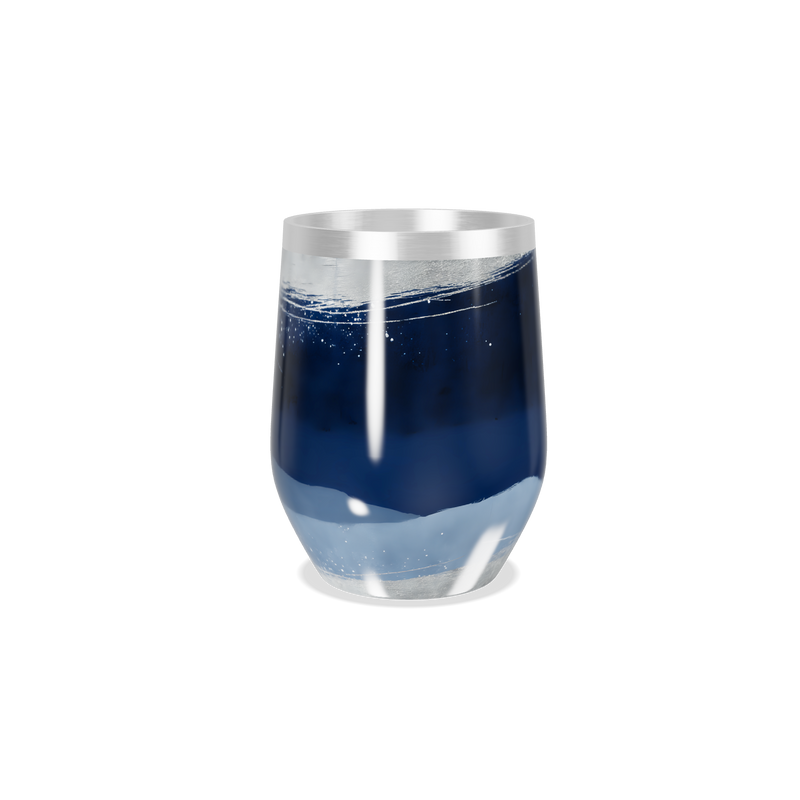 Copo Térmico Slim - Azul Transparente