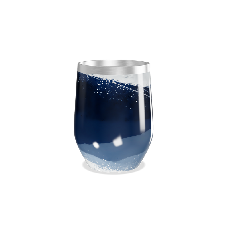 Copo Térmico Slim - Azul Transparente