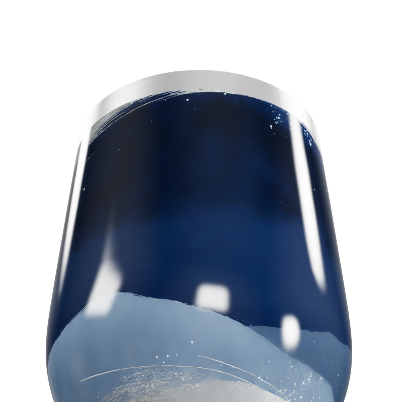 Copo Térmico Slim - Azul Transparente