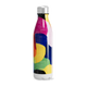 Garrafa Inox - Colorida com Estampa Abstrata