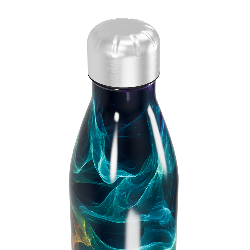 Garrafa Inox - Estampa Colorida Abstrata