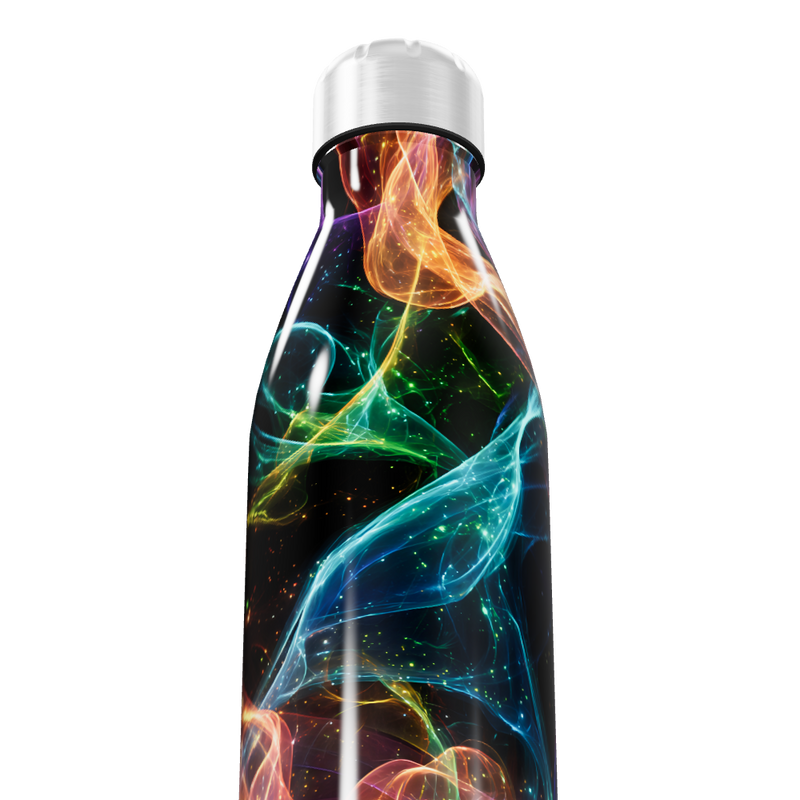 Garrafa Inox - Estampa Colorida Neon