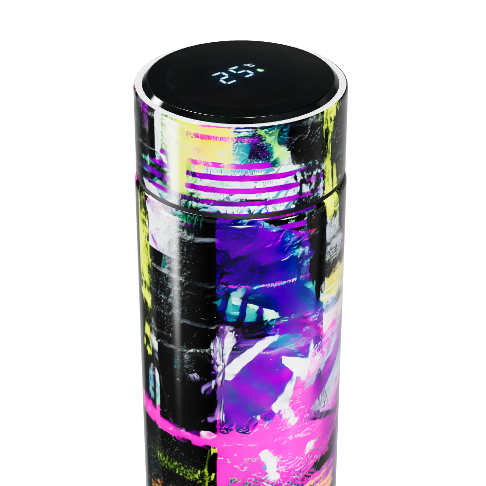 Garrafa Térmica Touch - Estampa Colorida Moderna