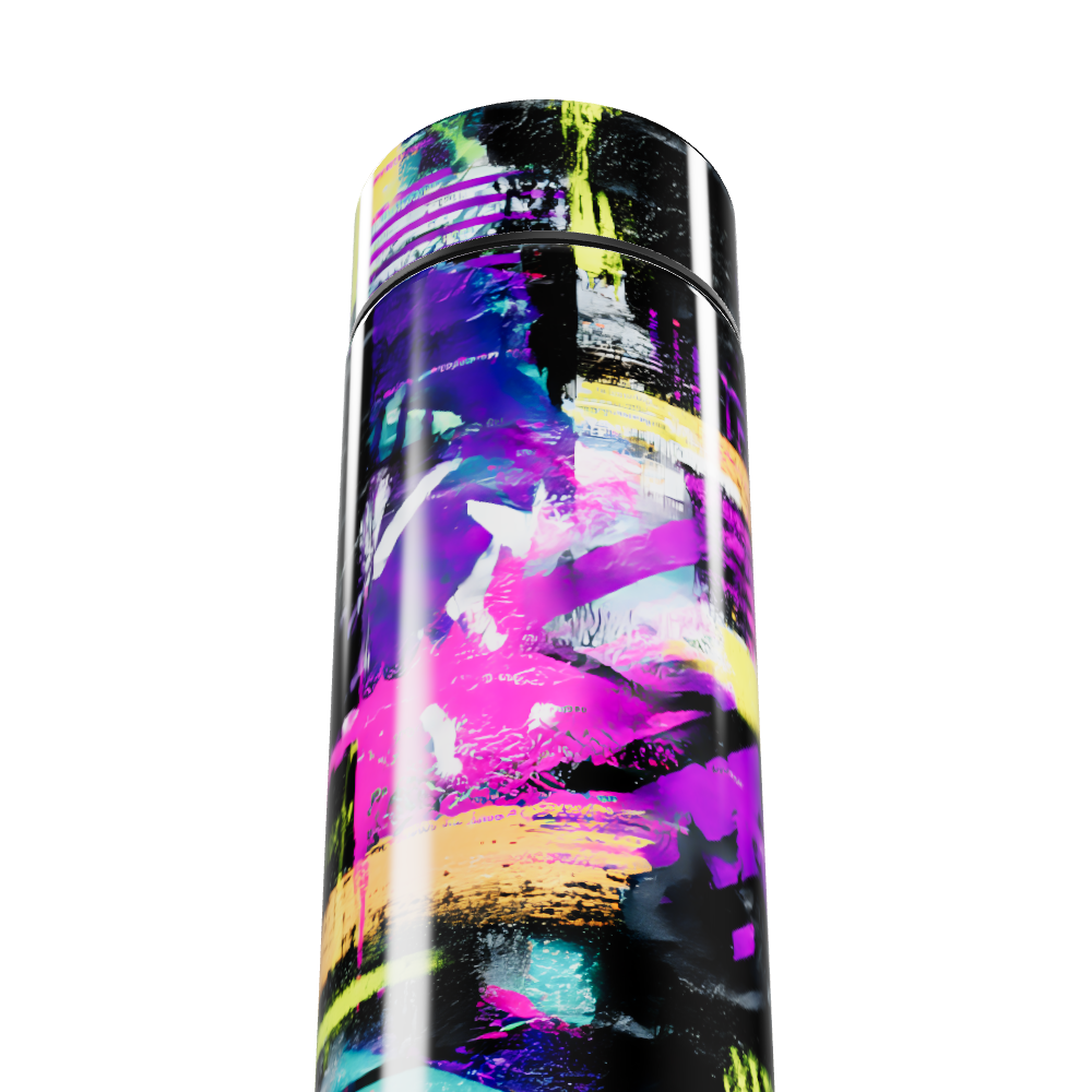 Garrafa Térmica Touch - Estampa Colorida Moderna