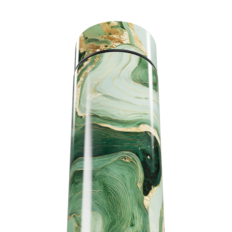 Garrafa Térmica Touch - Mármore Verde Elegante