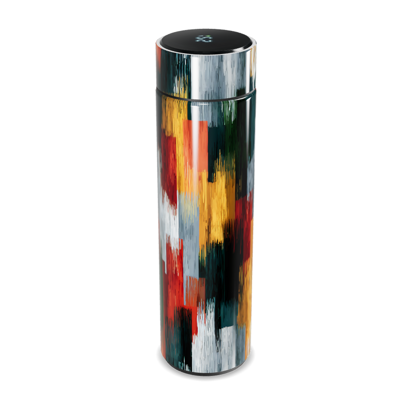 Garrafa Térmica Touch - Estampa Colorida Inox