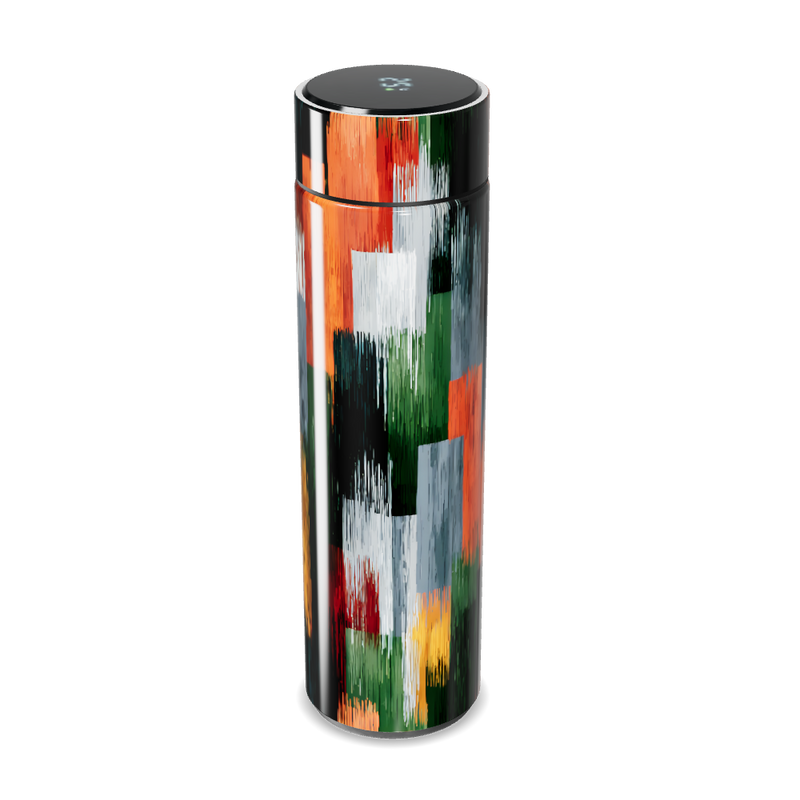 Garrafa Térmica Touch - Estampa Colorida Inox