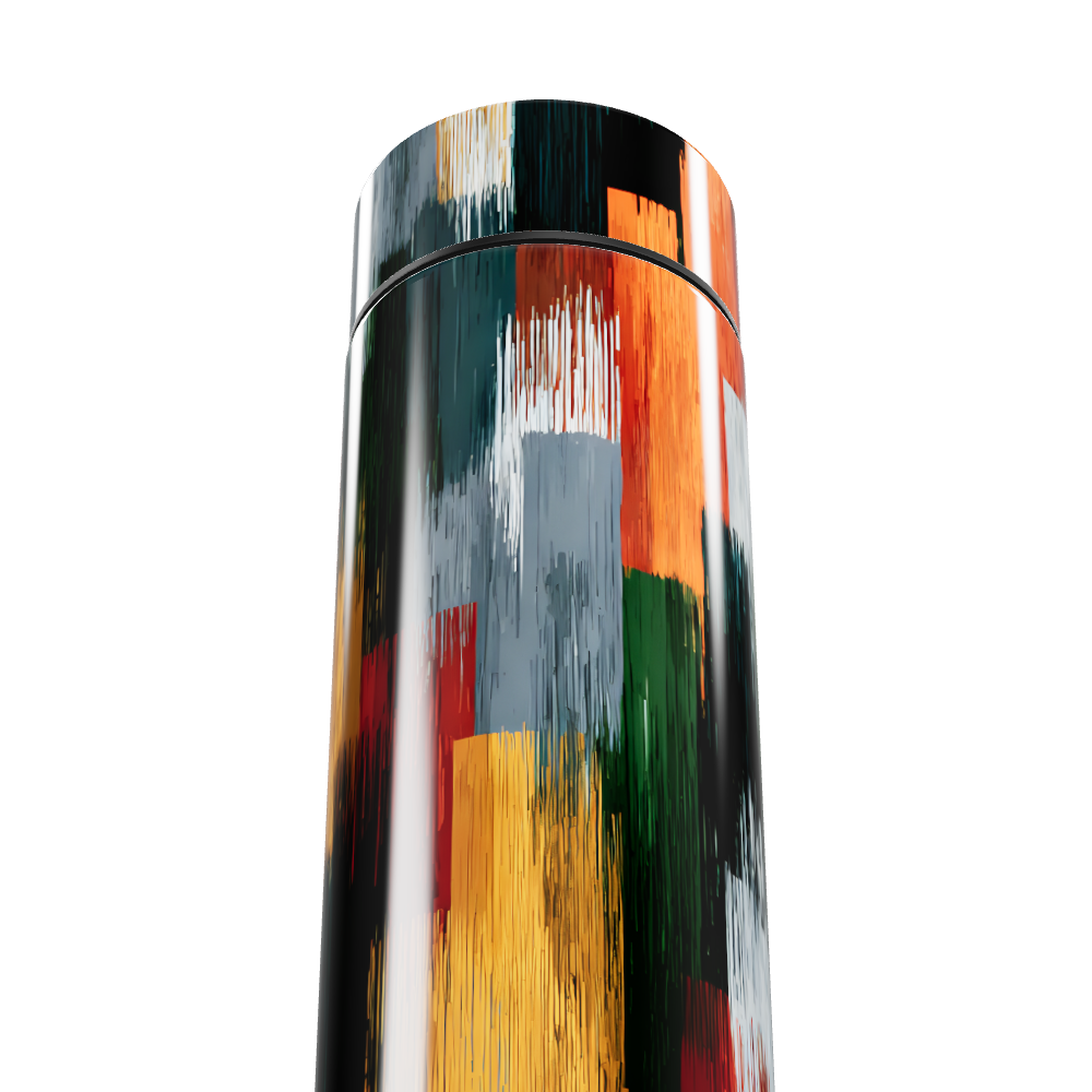 Garrafa Térmica Touch - Estampa Colorida Inox