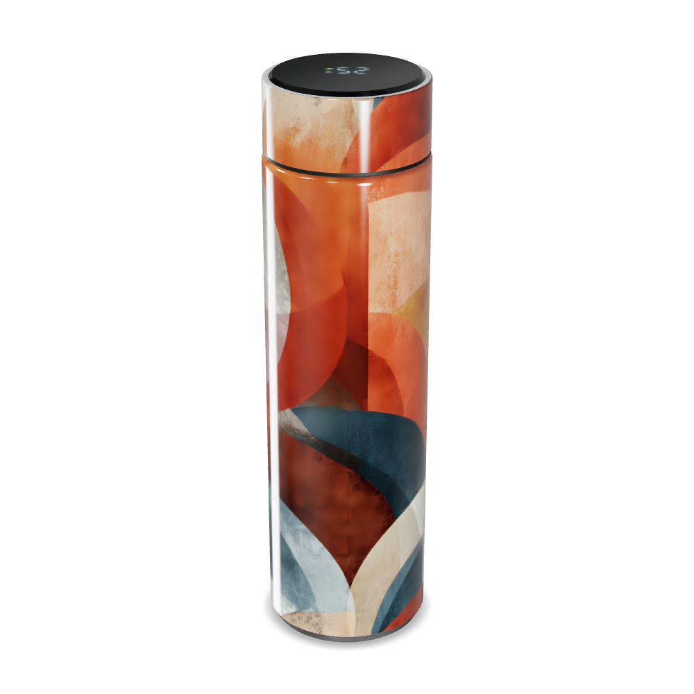 Garrafa Térmica Touch Estampa Colorida Inox