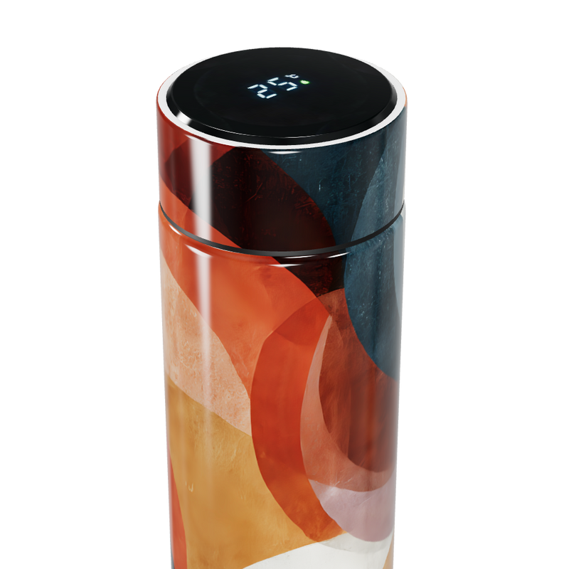 Garrafa Térmica Touch Estampa Colorida Inox