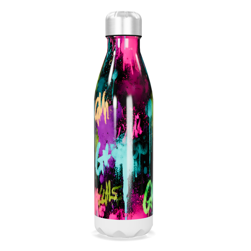Garrafa Inox - Grafite Colorido 750ml