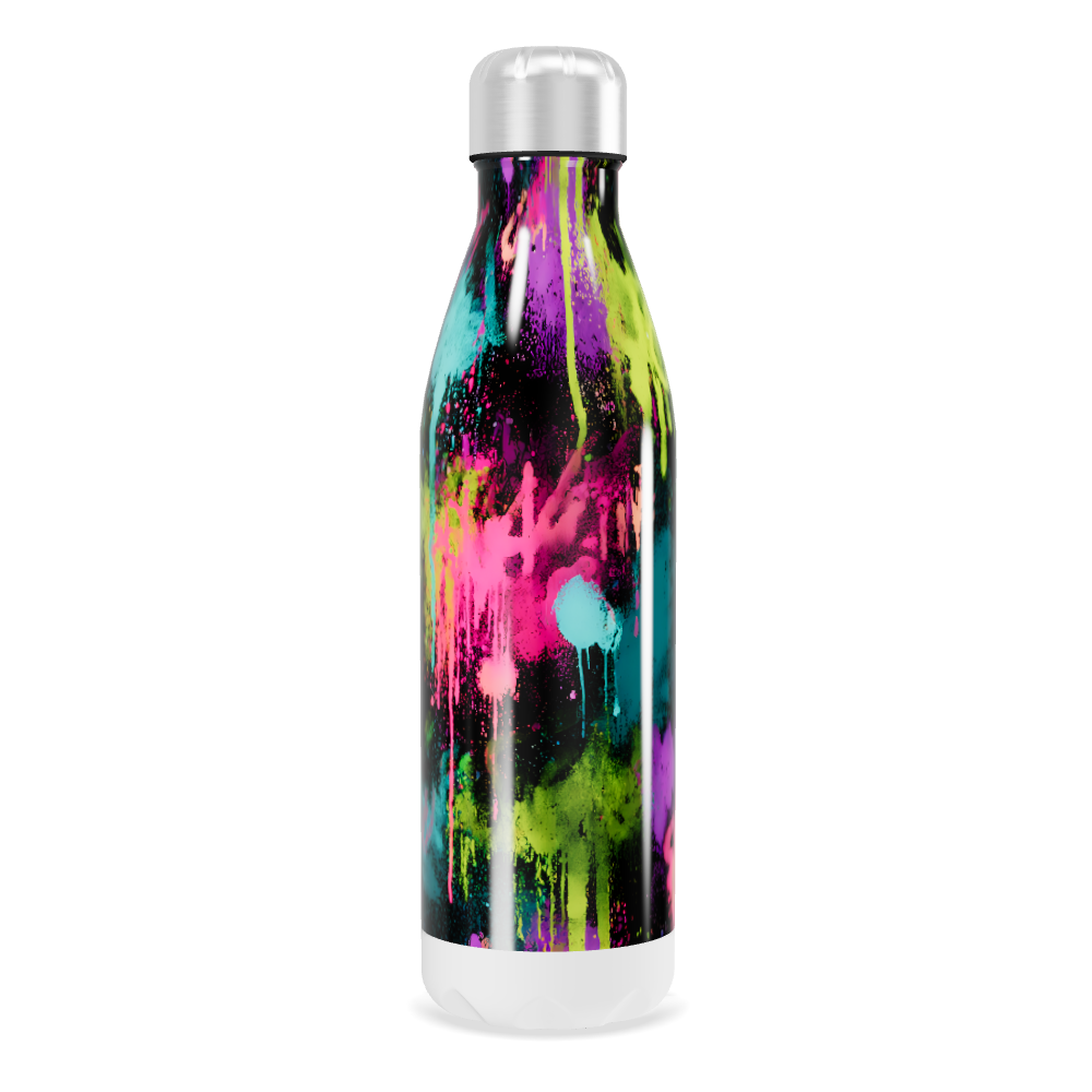 Garrafa Inox - Grafite Colorido 500ml
