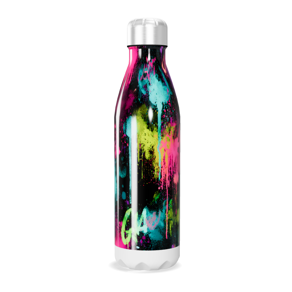 Garrafa Inox - Grafite Colorido 500ml