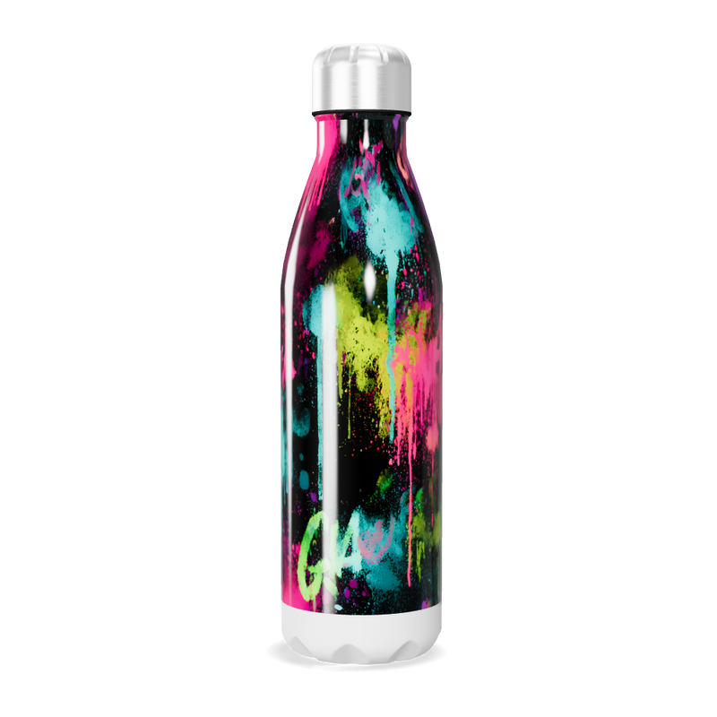 Garrafa Inox - Grafite Colorido 750ml