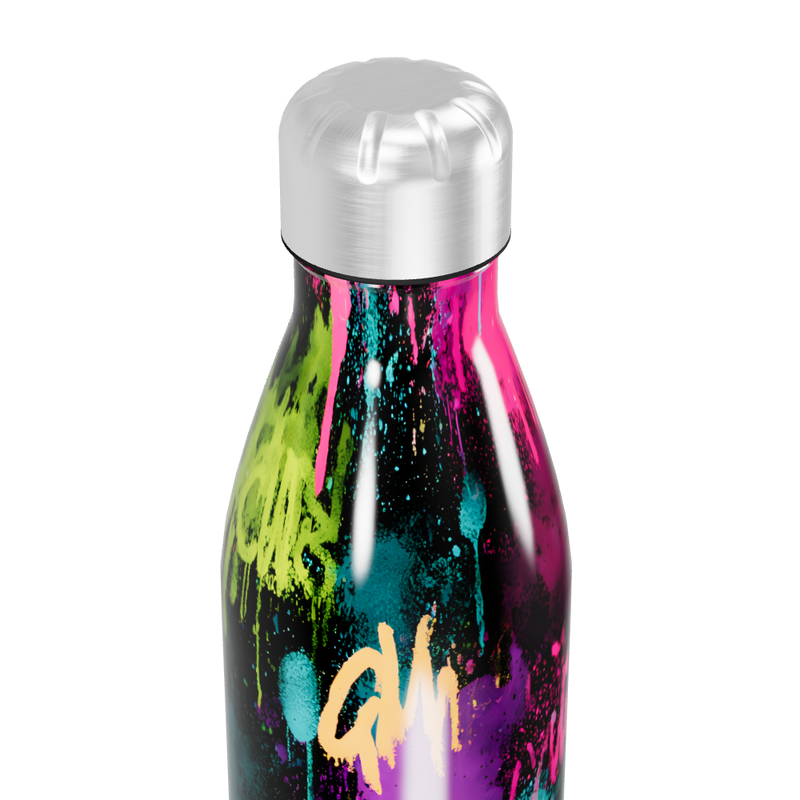 Garrafa Inox - Grafite Colorido 750ml
