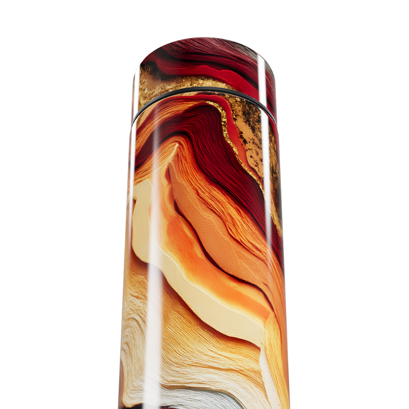 Garrafa Térmica Touch - Estampa Abstrata Colorida