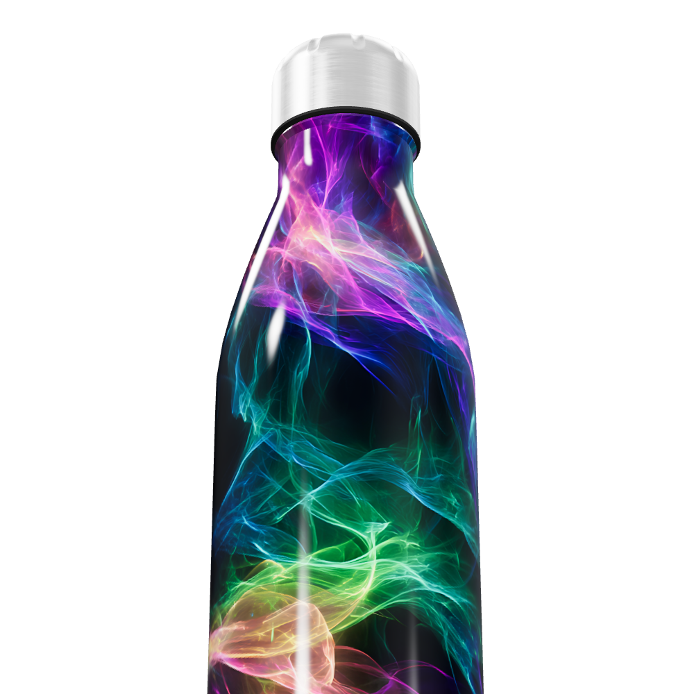 Garrafa Inox Estampada Colorida 500ml