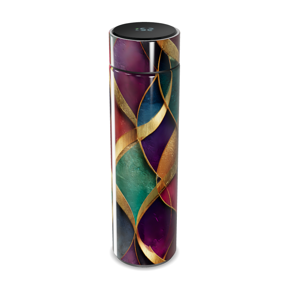 Garrafa Térmica Touch - Colorida com Display Digital